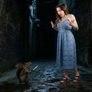 Devlin Blue Lace Dress Size Small